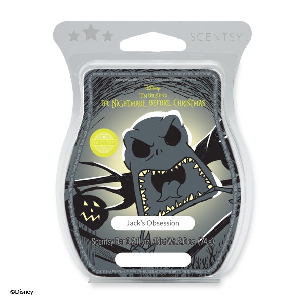 Scentsy Bar Disney The Nightmare Before Christmas Jack's Obsession