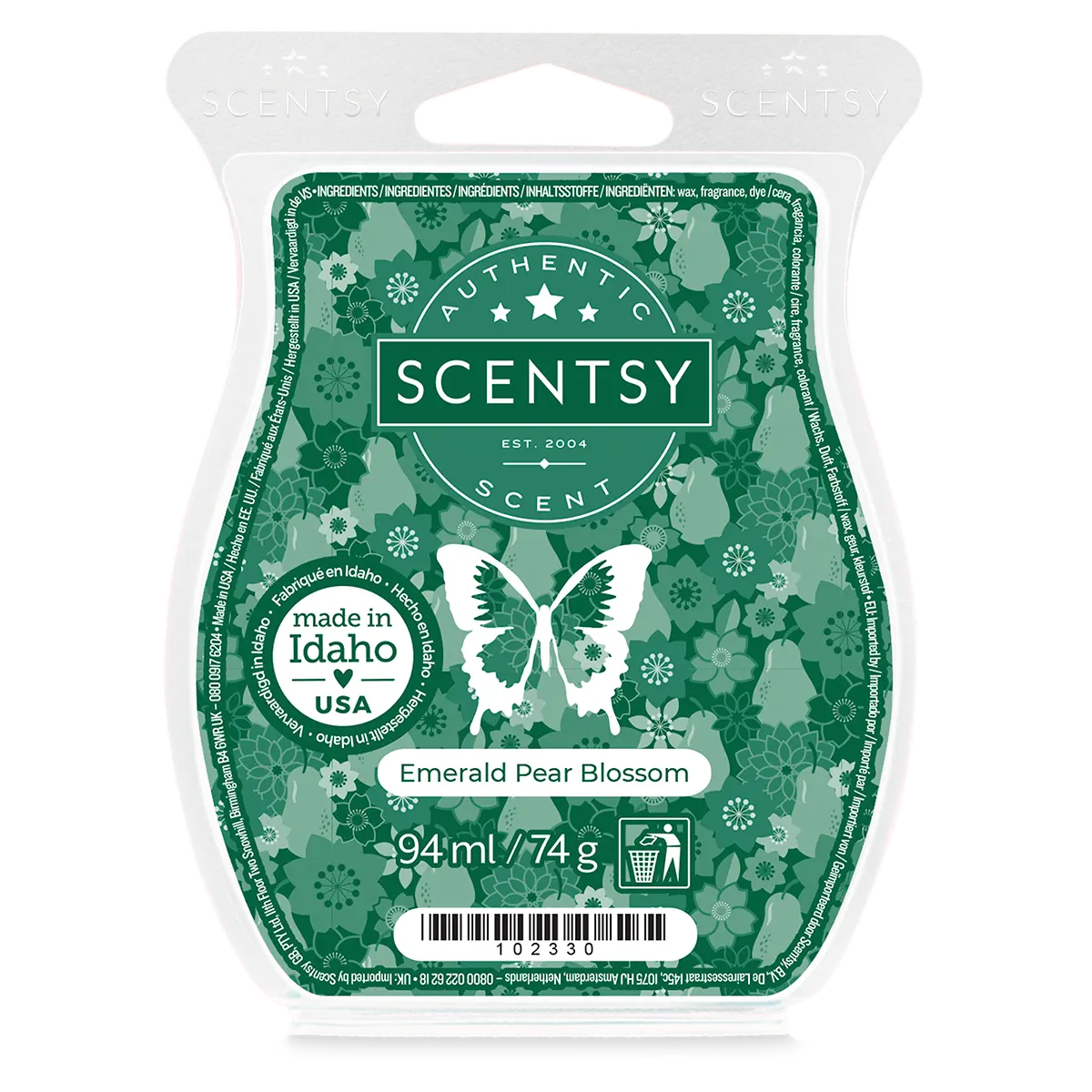 Scentsy Bar Emerald Pear Blossom