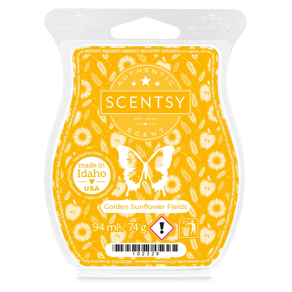 Scentsy Bar Golden Sunflower Fields