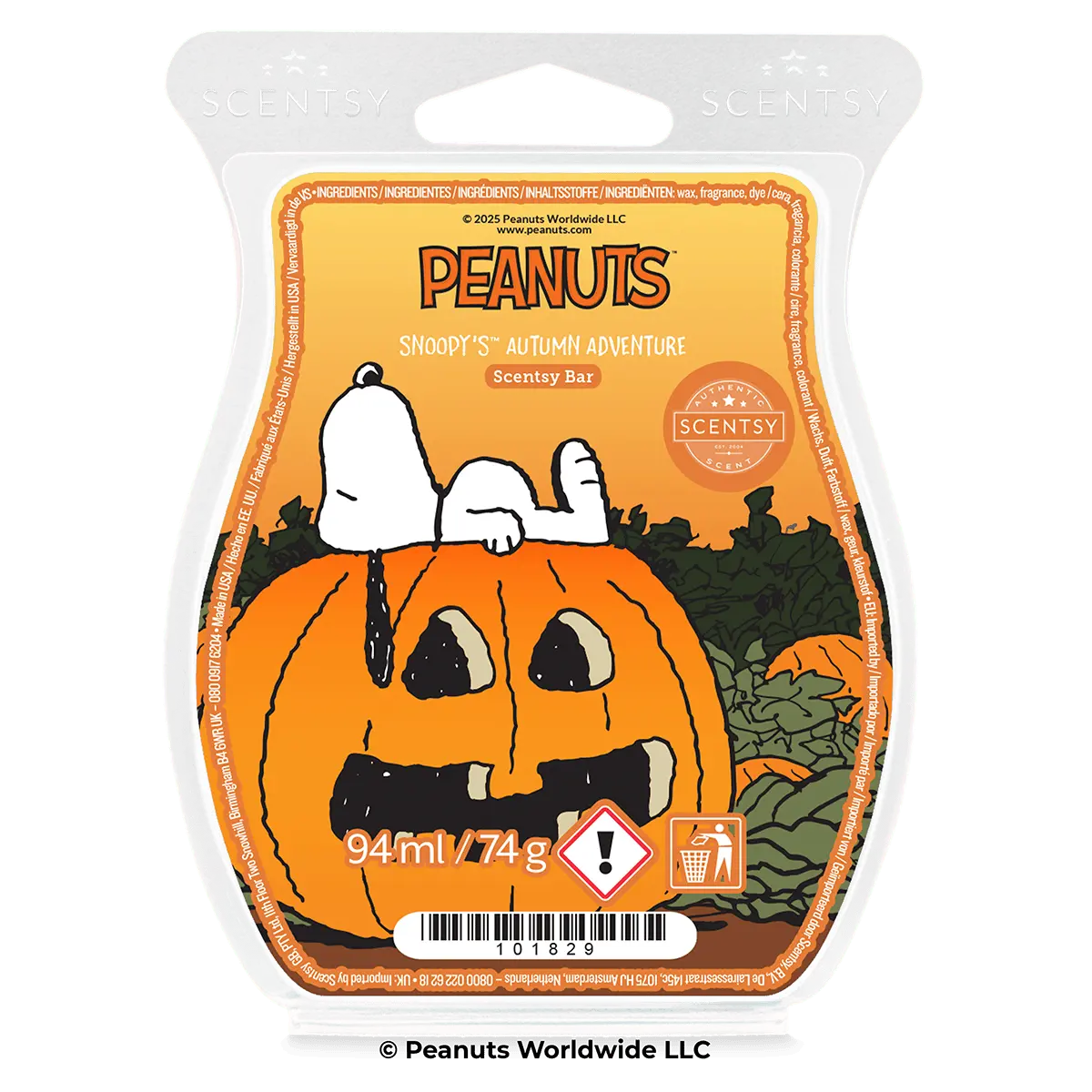 Scentsy Bar Peanuts Snoopy’s™ Autumn Adventure