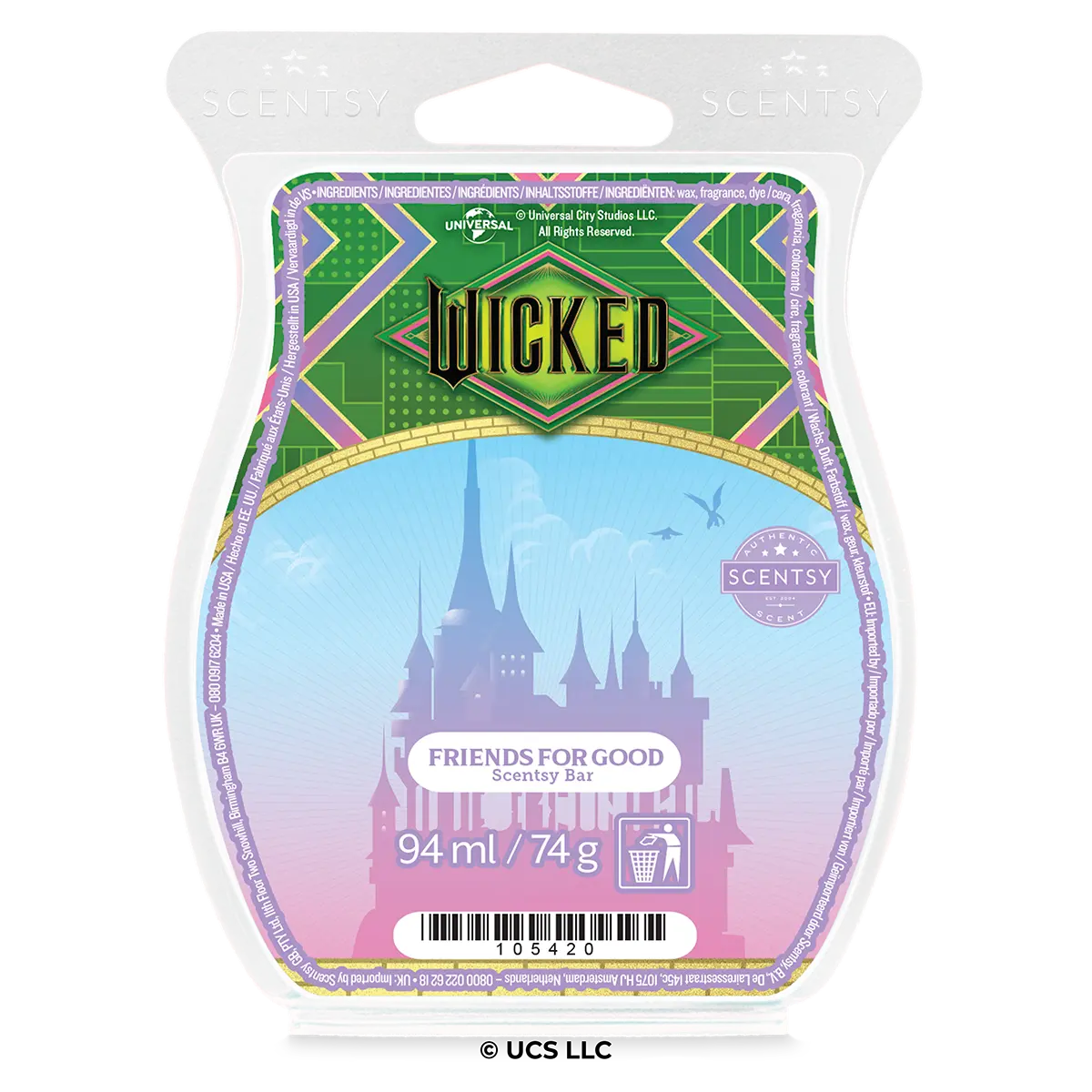 Scentsy Bar UNIVERSAL Wicked: Friends For Good