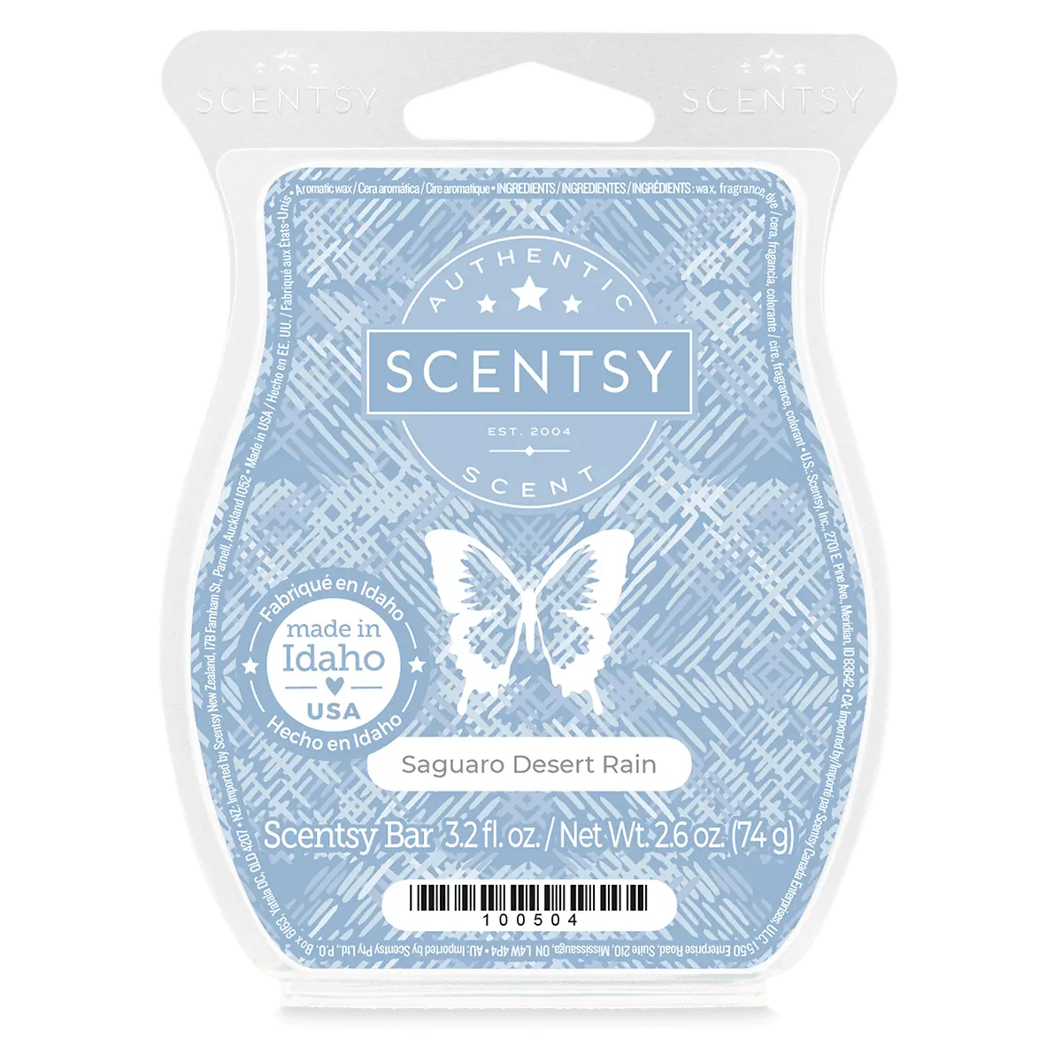 Scentsy Bar Saguro Desert Rain