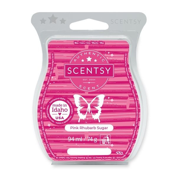 Scentsy Bar Pink Rhubarb Sugar